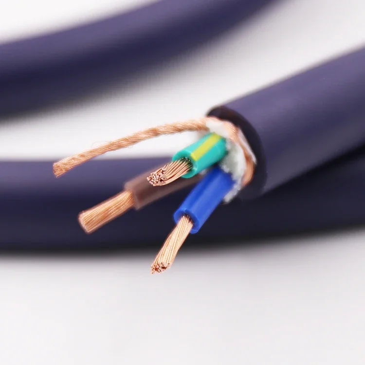 純銅Hi-Fi OFC電源ケーブル,CDプレーヤーワイヤー,日曜大工オーディオファンアンプ,バルク電源ワイヤー