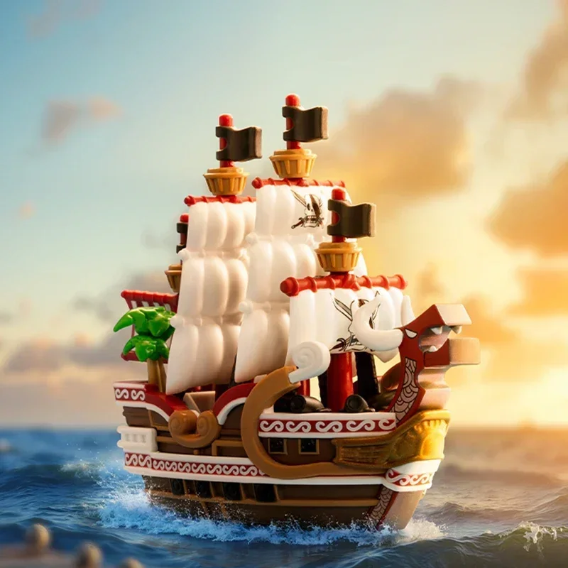 POP MART ONE PIECE the Grand Line Series Vehicles Blind Box Anime Figure Cute Doll Desktop Ornaments Collection Guess Bag Toys image 3