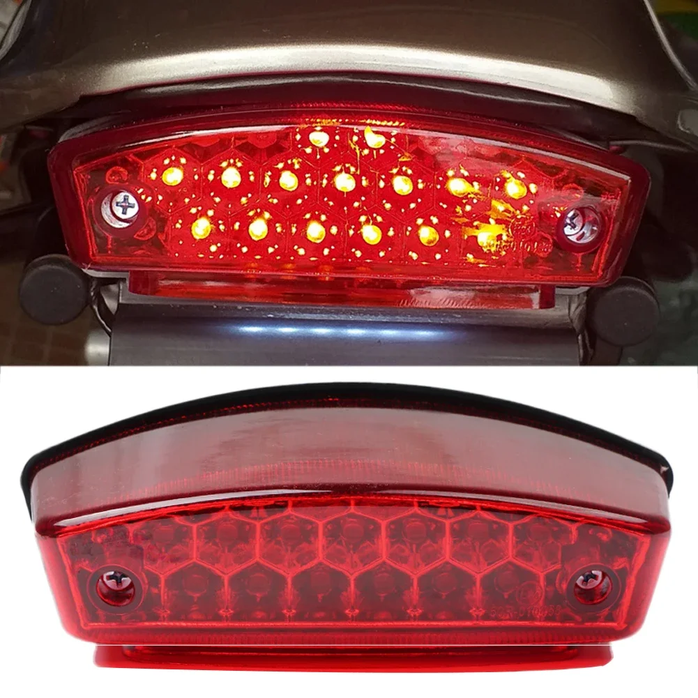 21 LED Universal Motorcycle Brake Light License Plate Rear Stop Indicator For Ducati Monster 400 620 695 750 800 900 S2R S4R