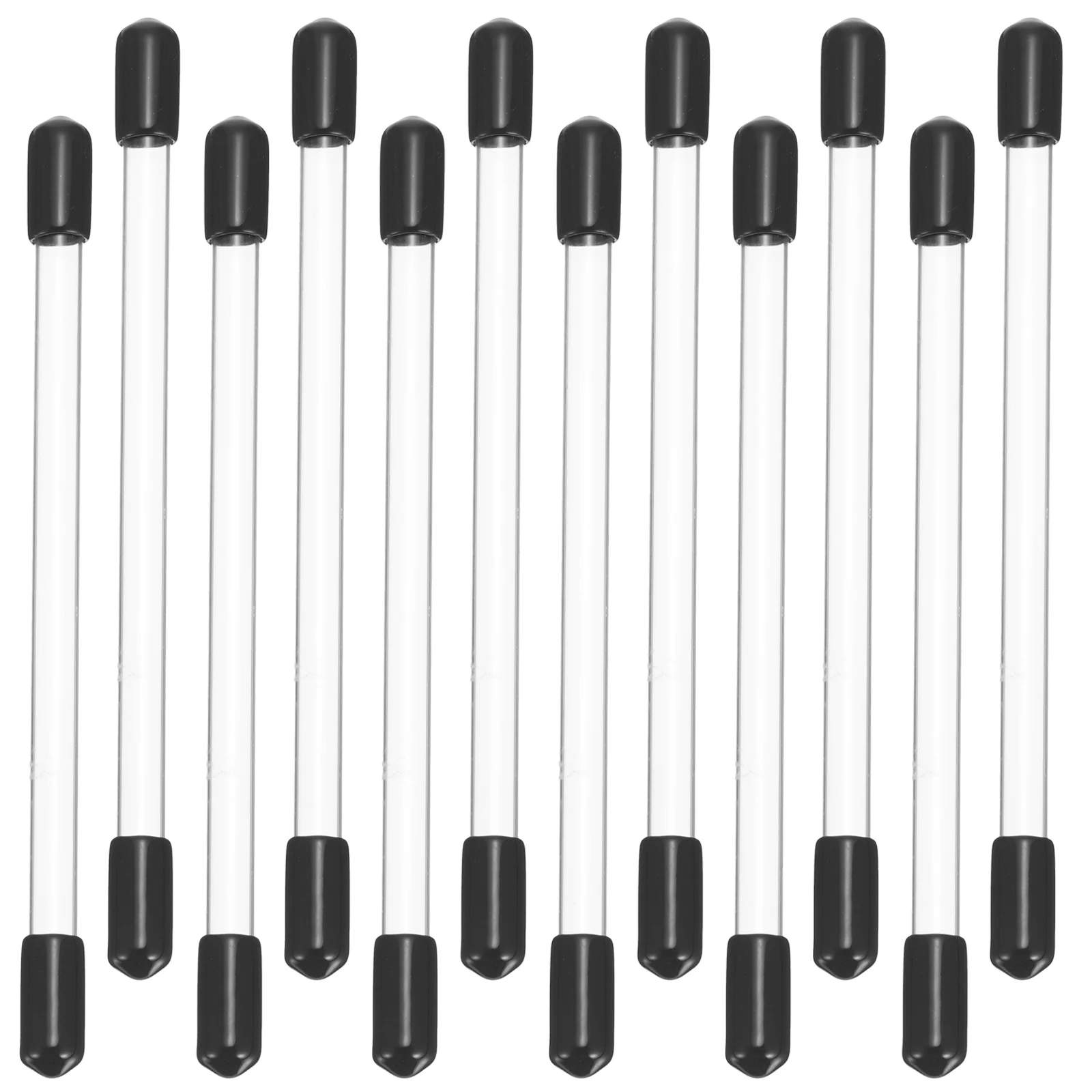 12 Buah Tabung Stik Dupa Wadah Akrilik Bening Tabung Stik Dupa Penyimpanan Portabel Berkualitas