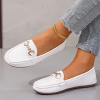 New Women's Casual Slip on Mary Jane Shoes Spring Autumn Fashion Round Toe Solid Soft Sole Flat Loafers Zapatos De Mujer luxury - Image 5