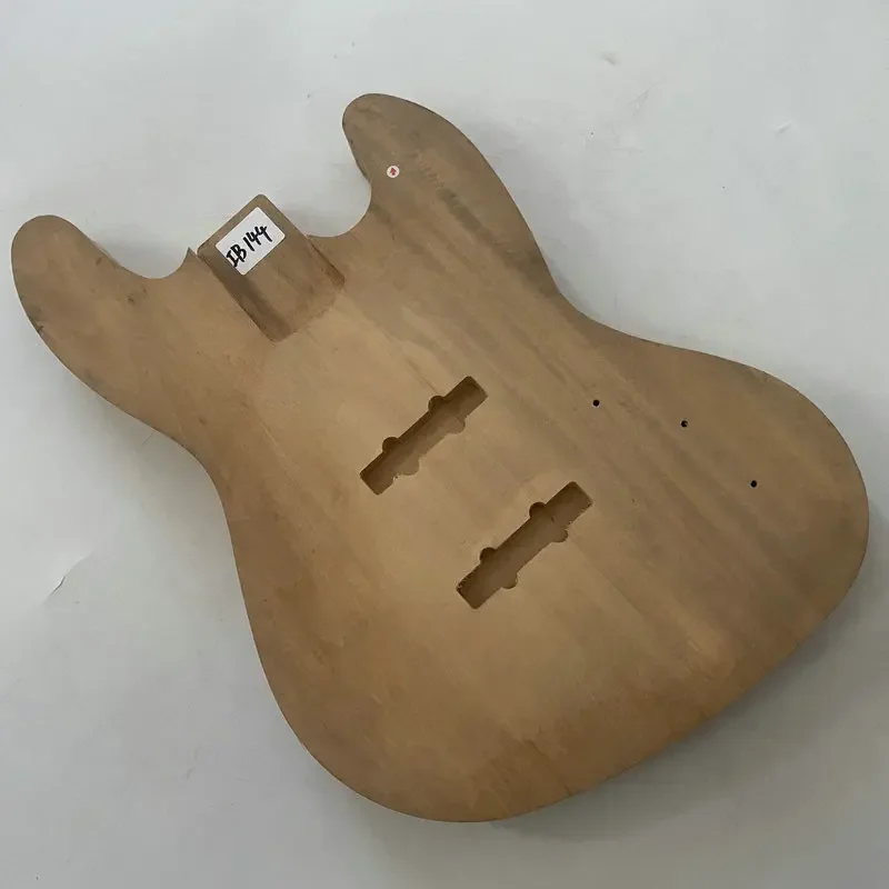 IB144 Stock Items Surface Dirty Unfinished Jazz Electric Bass Body из твердой липы, активные звукосниматели JB для замены басов и DIY IB144 Stock Items Surface Dirty Unfinished Jazz Electric Bass Body из твердой липы, активные звукосниматели JB для замены басов и DIY