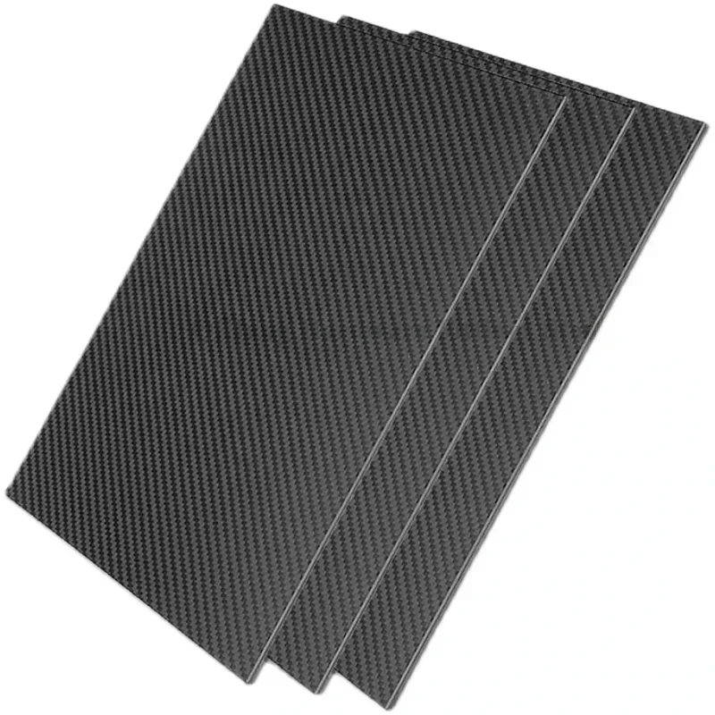 1pcs Matte 3K Twill Carbon Fiber Panel 0.2-6mm Thick High Strength CFRP Custom Flat Sheet