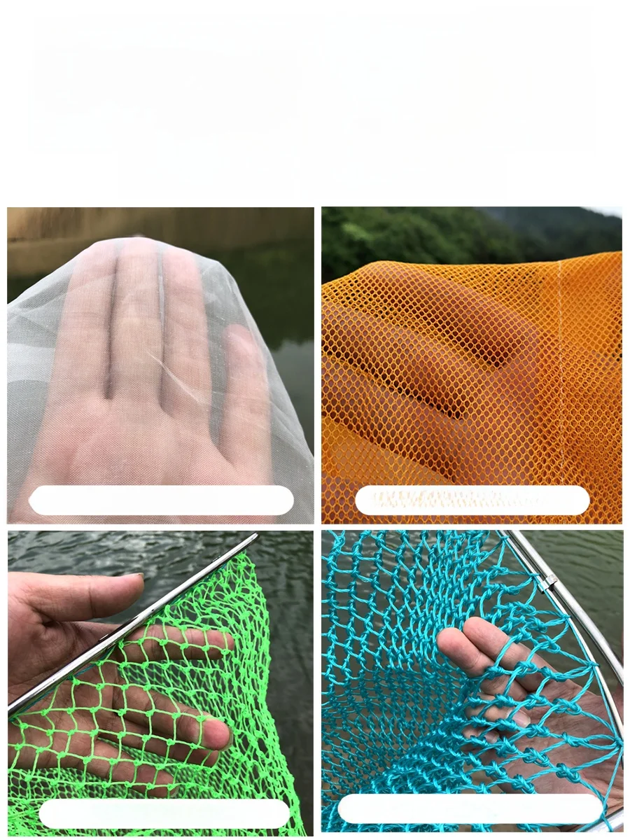 Thiened Stainl Steel  Ring Fi Net Simp And Fi Scoo Net Wild Harvesting Fiing Gear with Fine Me