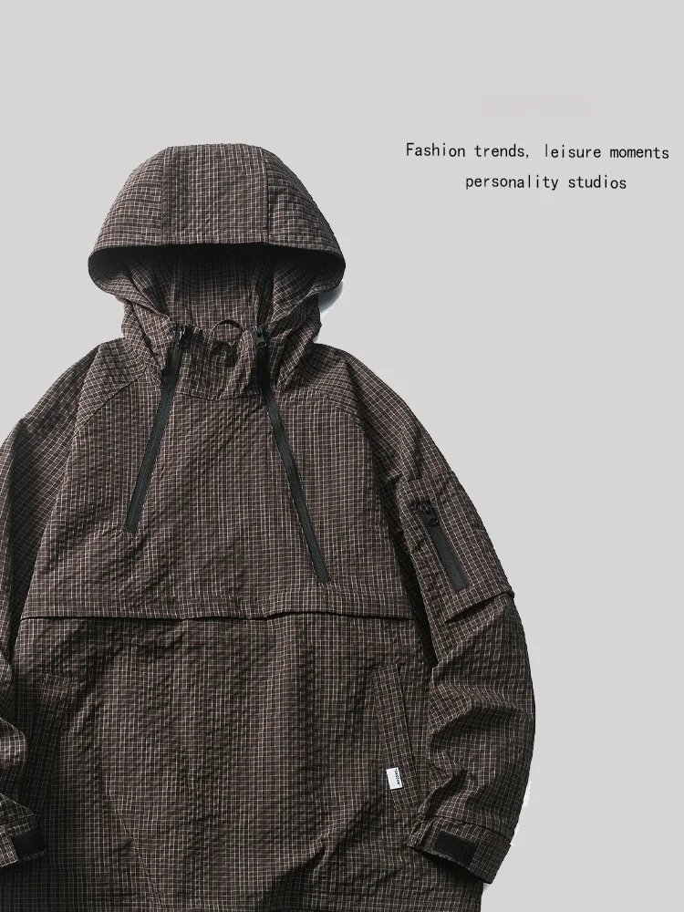 

Уличная толстовка-худи на молнии ANXIE: модная свободная куртка с капюшоном для мужчин и женщин, весна-осень