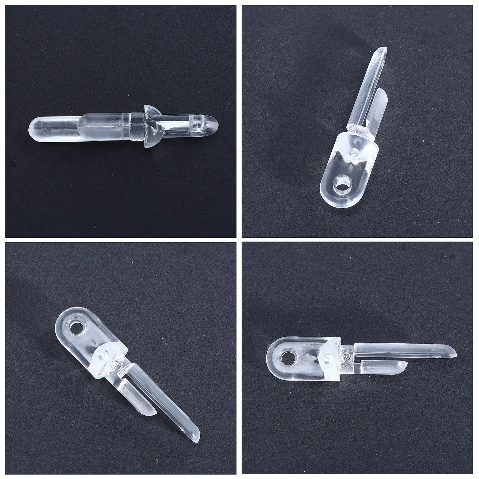 

10 Pcs Curtain Hook Accessories Window Blind Replacement Hanger Parts Scroll Wheel Accessory Home Hangers Plastic Rod
