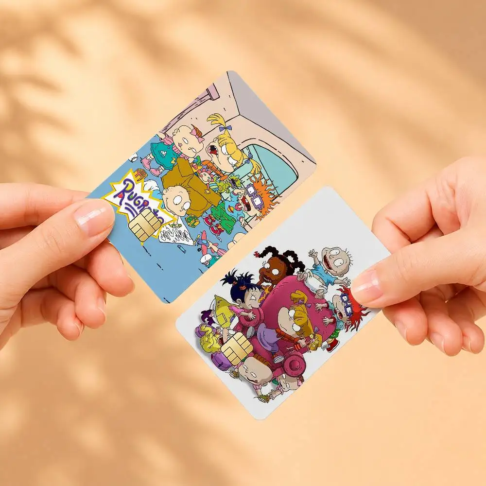 C-Cartoon R-Rugrats Sticker Film Tape Skin for Credit Card Debit Card Waterproof Stickers