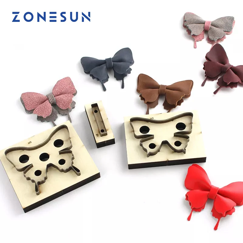 

ZONESUN Leather craft Butterfly shape Japan steel blade Art Template Cutting Dies handmade Punching Tools borboletas artesanato