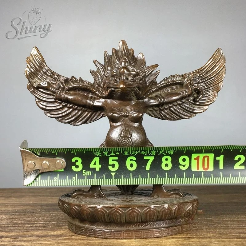 Buddhist Supplies Copper Carving Suparna Garuda Bird Buddha Talisman Exorcise Evil Spirits Blessed Family Peace