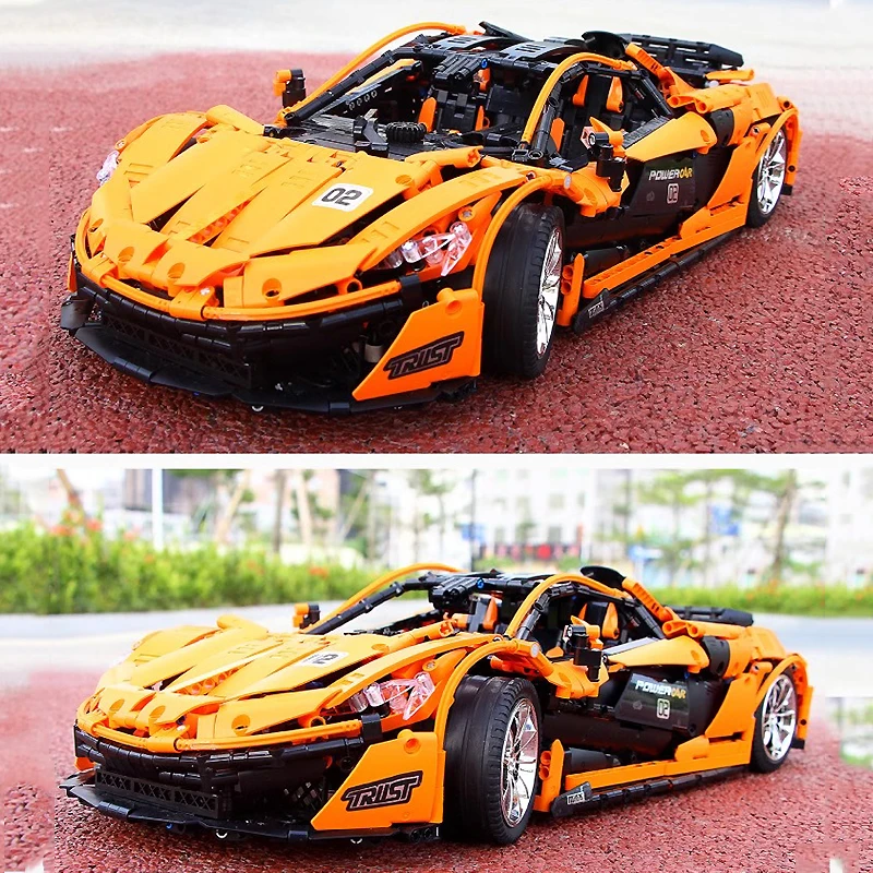 MOULD KING 13090 MOC APP Technical Sports Racing Car Hypercar Model 1:8 Building Block Bricks Puzzle DIY Toy Christmas Gifts Kid