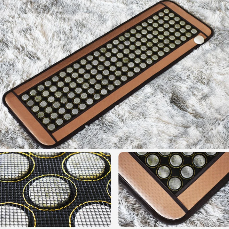 new-infrared-mat-jade-mats-hot-stones-jade-tourmaline-heating-mats-therapy-heat-pad-mesh-mat-adjustable-timer-temperature