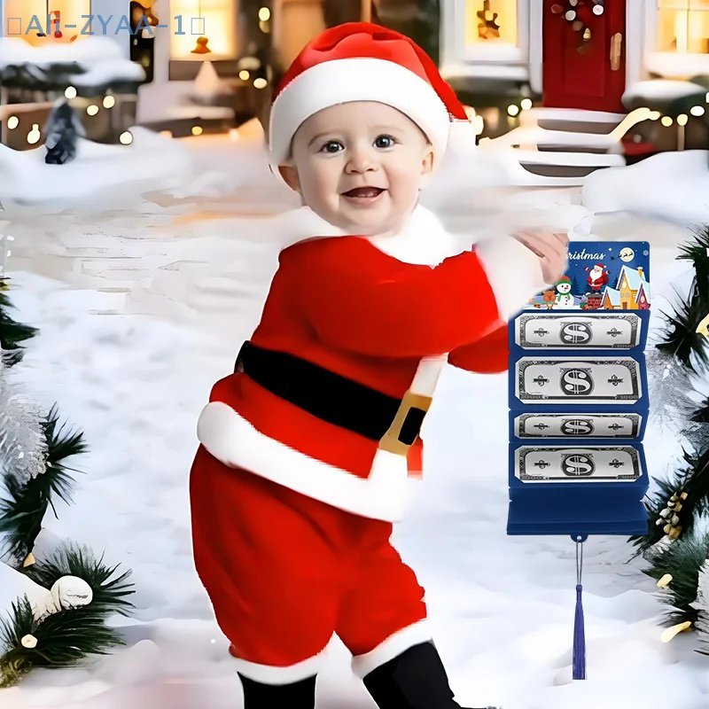 【ZYAA-1】2025 مغلف تغليف هدايا نقدية جديدة لعيد الميلاد، حاملي أموال عيد الميلاد للنقود، حاملي بطاقات هدايا النقود هدية عيد الميلاد #4