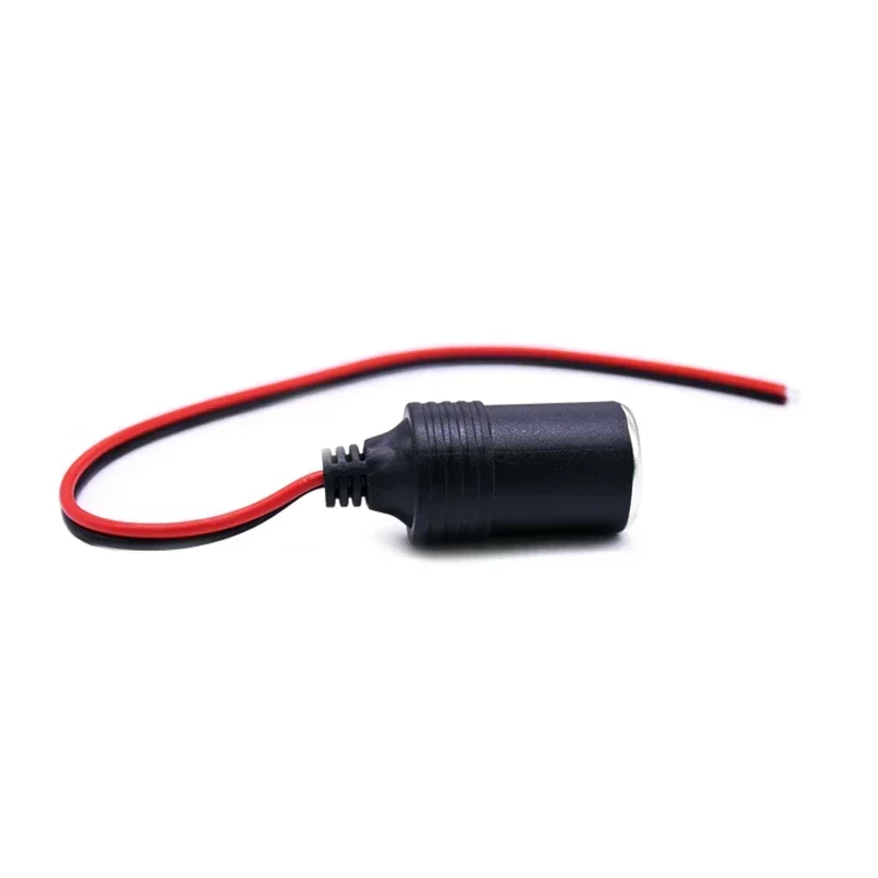 1pc Universal Female Car Cigarette Lighter Charger Cable Female Socket Plug Connector 12v15A Max200W