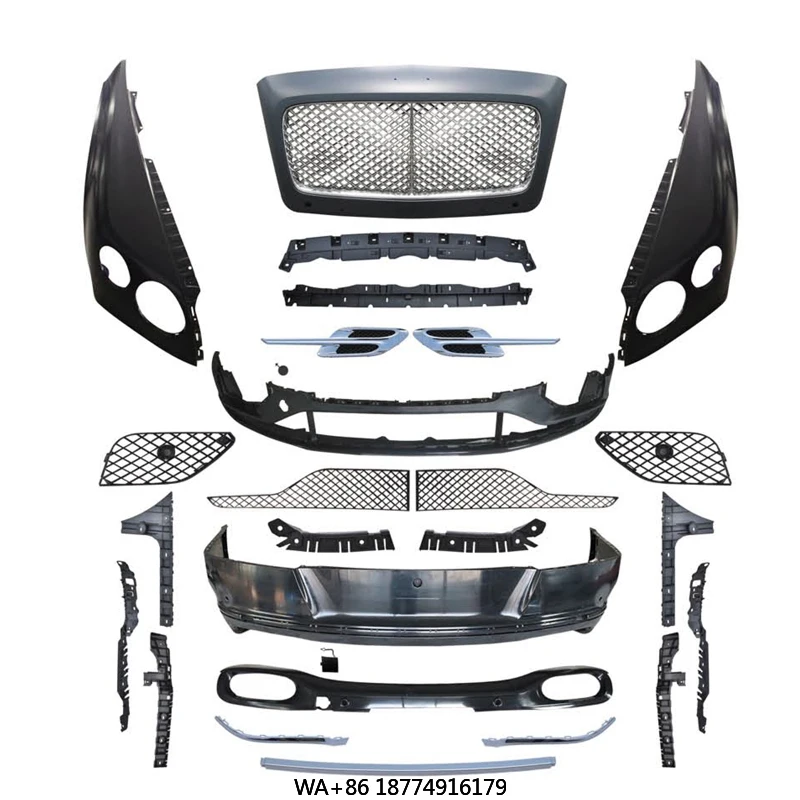 

For Continental GT2012-2015GT Upgrade to Retrofit GT16-19 Body Kit Front and Rear Bumpers