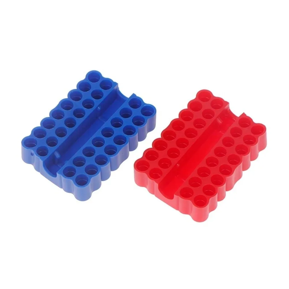 دائم 32 ثقوب بت حامل مرونة عالية البلاستيكية مفك مثقاب الخشب المنظم عرافة عرقوب المنظم 6.35 مللي متر عرقوب #2