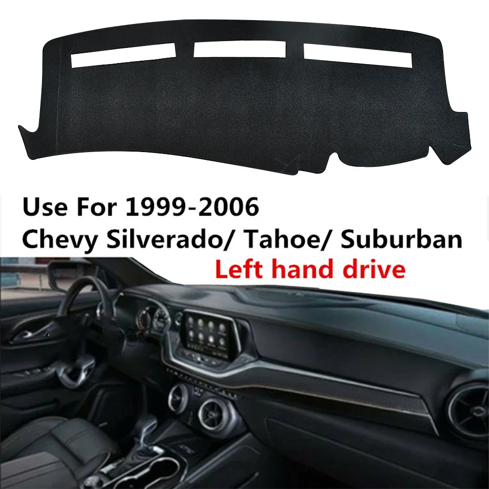 

Pop для Chevrolet Silverado 1500 2500 3500 1999-2006, коврик для приборной панели автомобиля, избегайте света, анти-УФ-нескользящий коврик, аксессуары для ковров