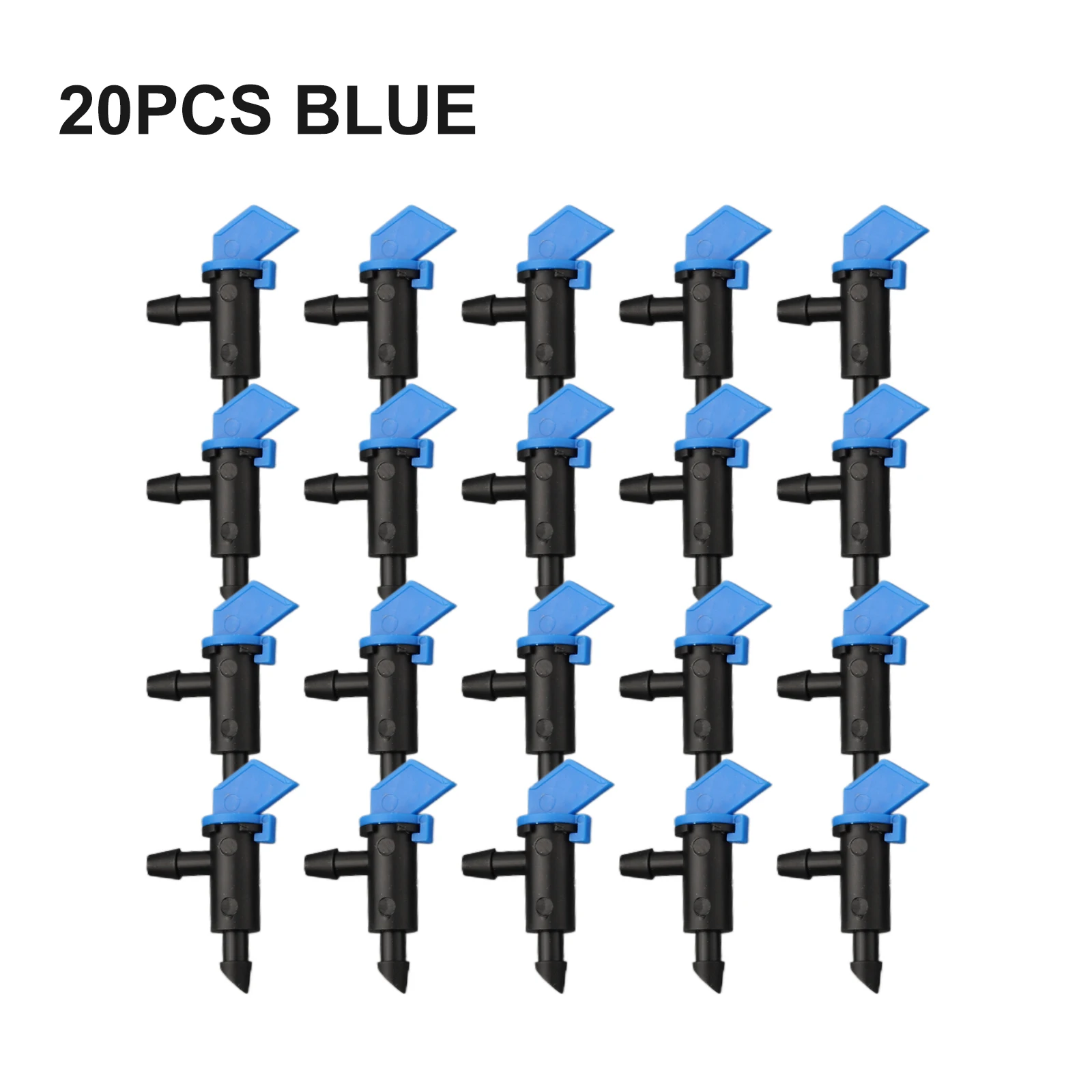 

20Pcs Flag Dripper Irrigation Emitter Watering Entire Garden Drip Emitters Flag Dripper 21*40mm Home Decoration
