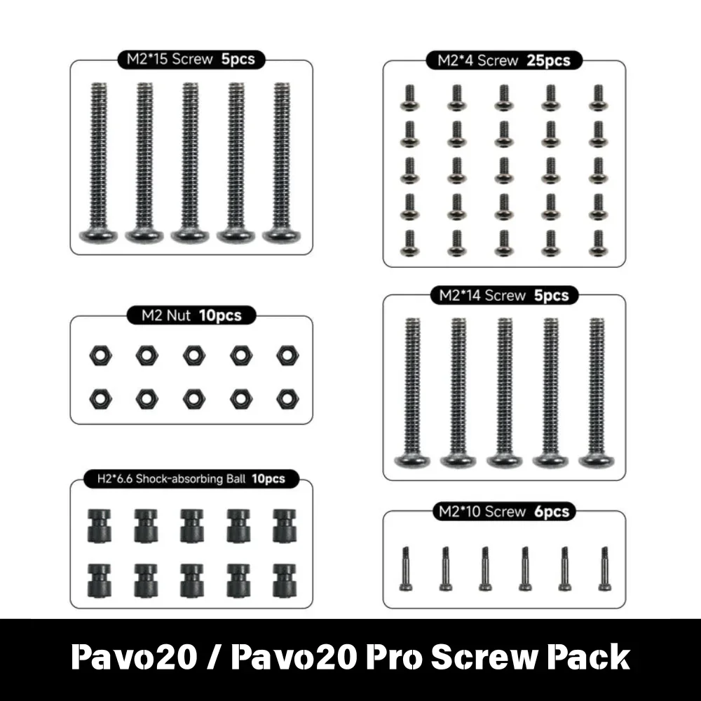 BETAFPV Drone-schroefpakket - Compatibel met Pavo20/20 Pro, Meteor65/75 Pro, Air65/75 en Cetus X