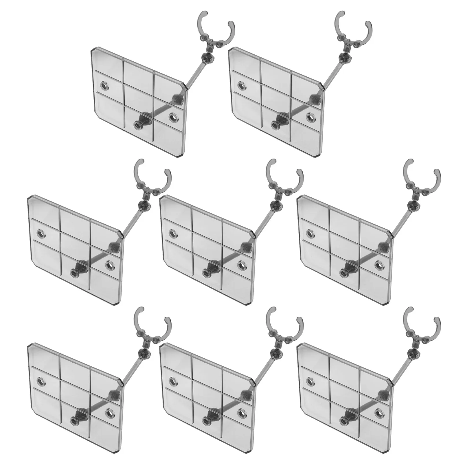 

8Pcs Heavy Duty Action Figure Stand Reliable Display Support Base for Collectibles Easy Setup Adjustable Pose Stand Compatible