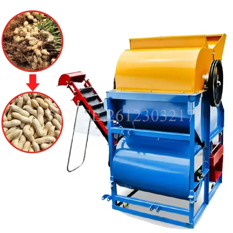 Agricultural Automatic Wet and Dry Groundnut Picking Harvesting Machine Arachis Thresher Peanut Picker Harvester