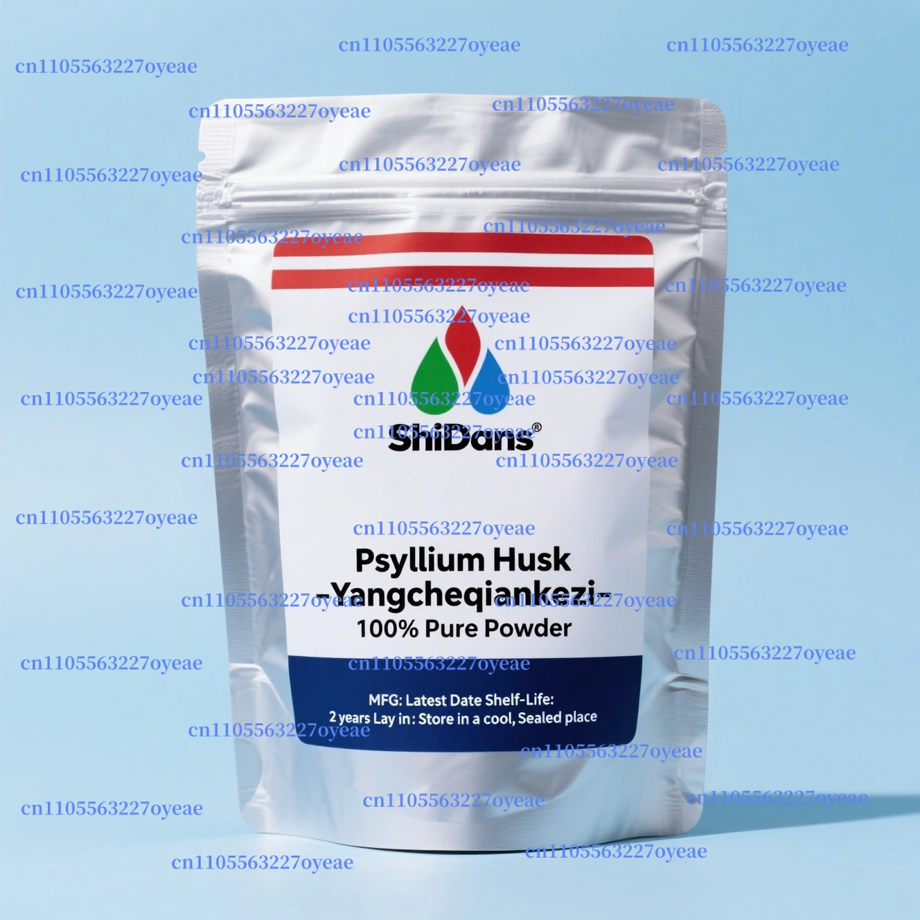 Perfumes de jabón personalizados para polvo de cáscara de Psyllium con bolsa de papel de aluminio, embalaje de fabricación de jabón casero DIY