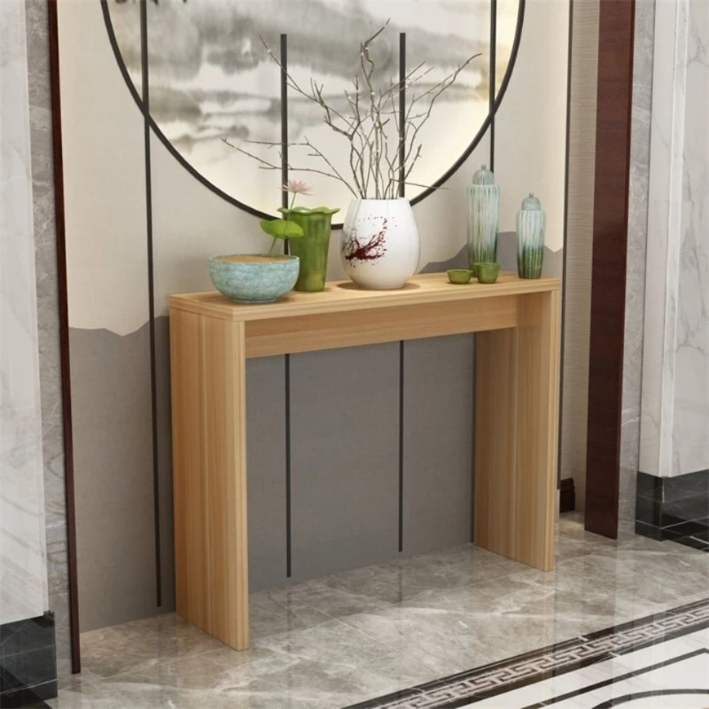 

Nordic Simple Corner Table Modern Unique Wood Unique Corner Table Entryway Vintage Wohnzimmertische Living Room Furniture