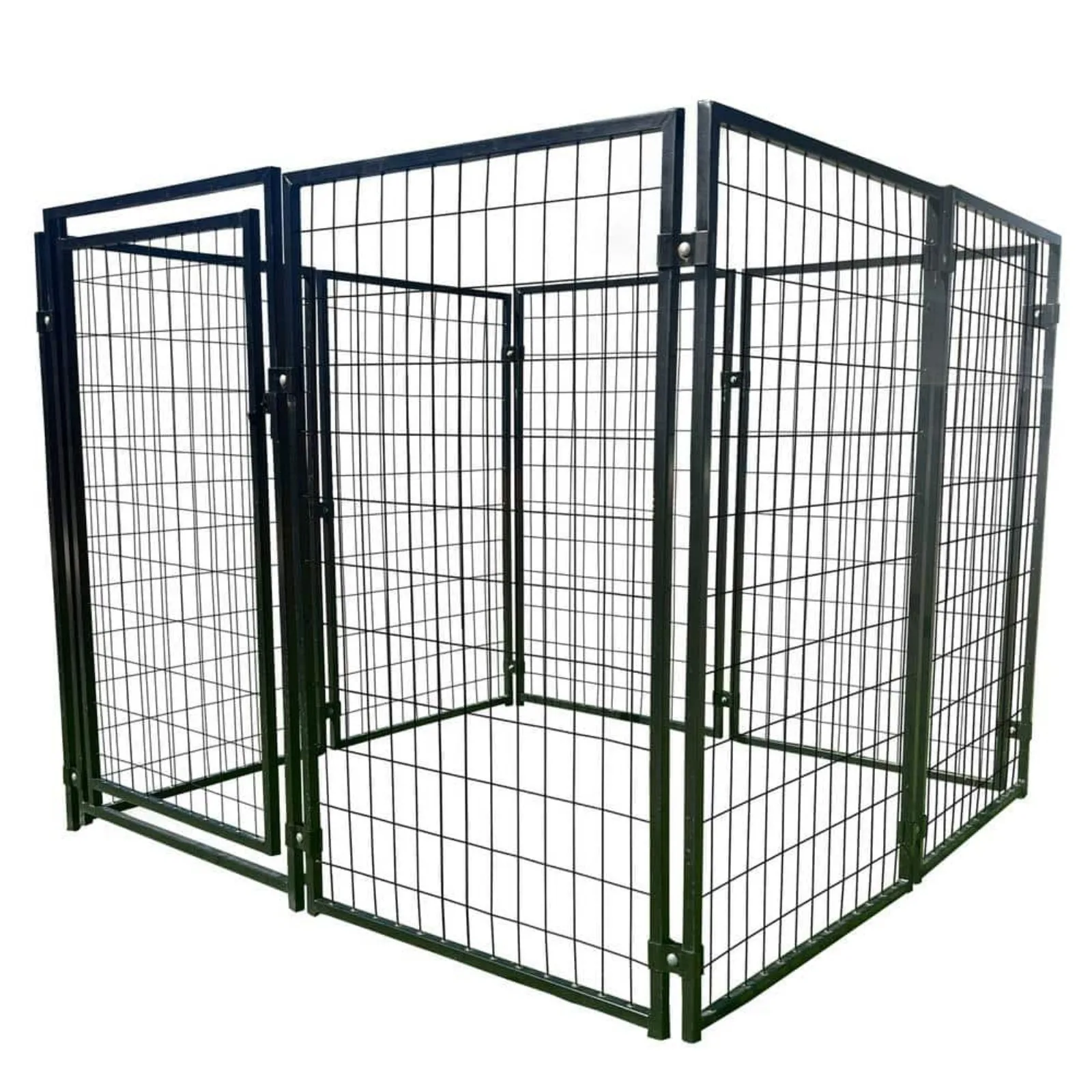 

US 5 ft. L x 5 ft. W x 4 ft. H Kennel Heavy-Duty Pet Playpen Foot Dog Exercise Pen Cat Fence Run Chicken Coop Hens House