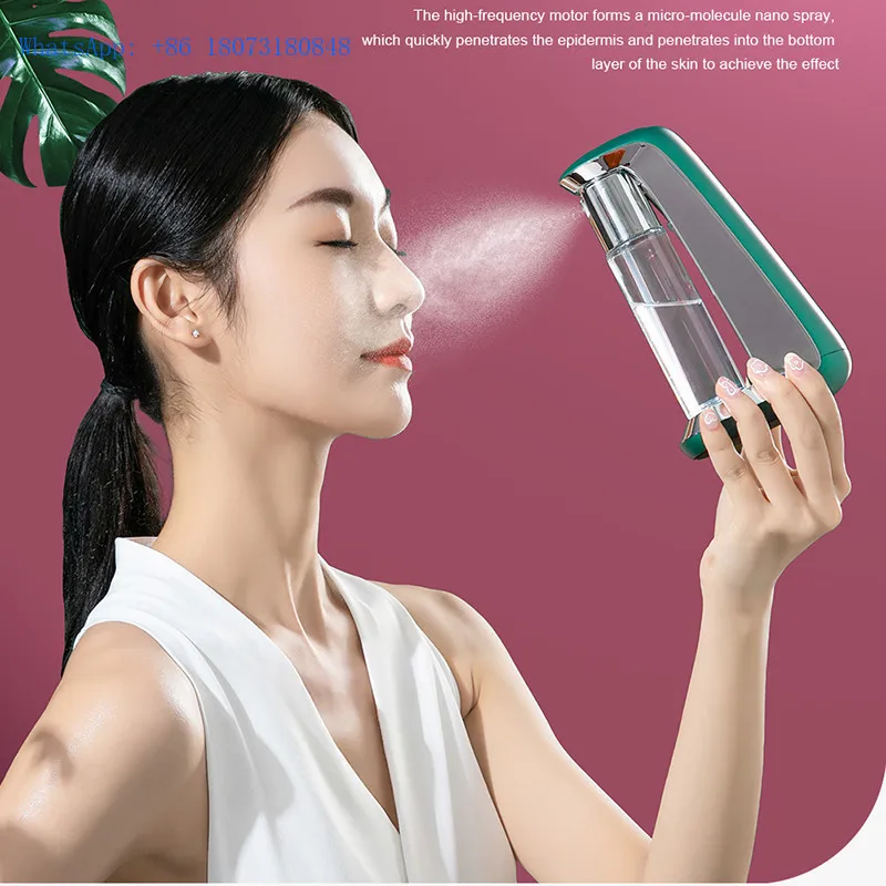 High Quality Nano Water Spray Skin Rejuvenation Oxygen Jet Facial Nano Mist Sprayer Oxygen Injector