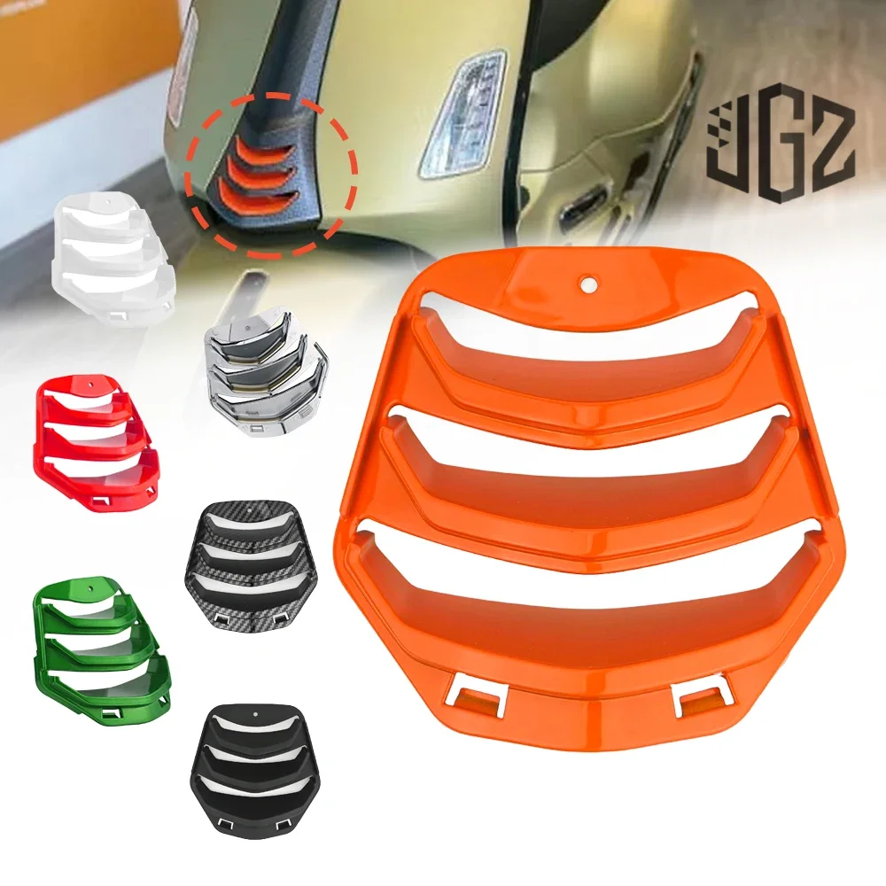 Motorcycle Horn Cover Inlay Tie Grill Cover ABS Polychrome Fairing For Vespa GTS / Super 125 300 2023 Accessories