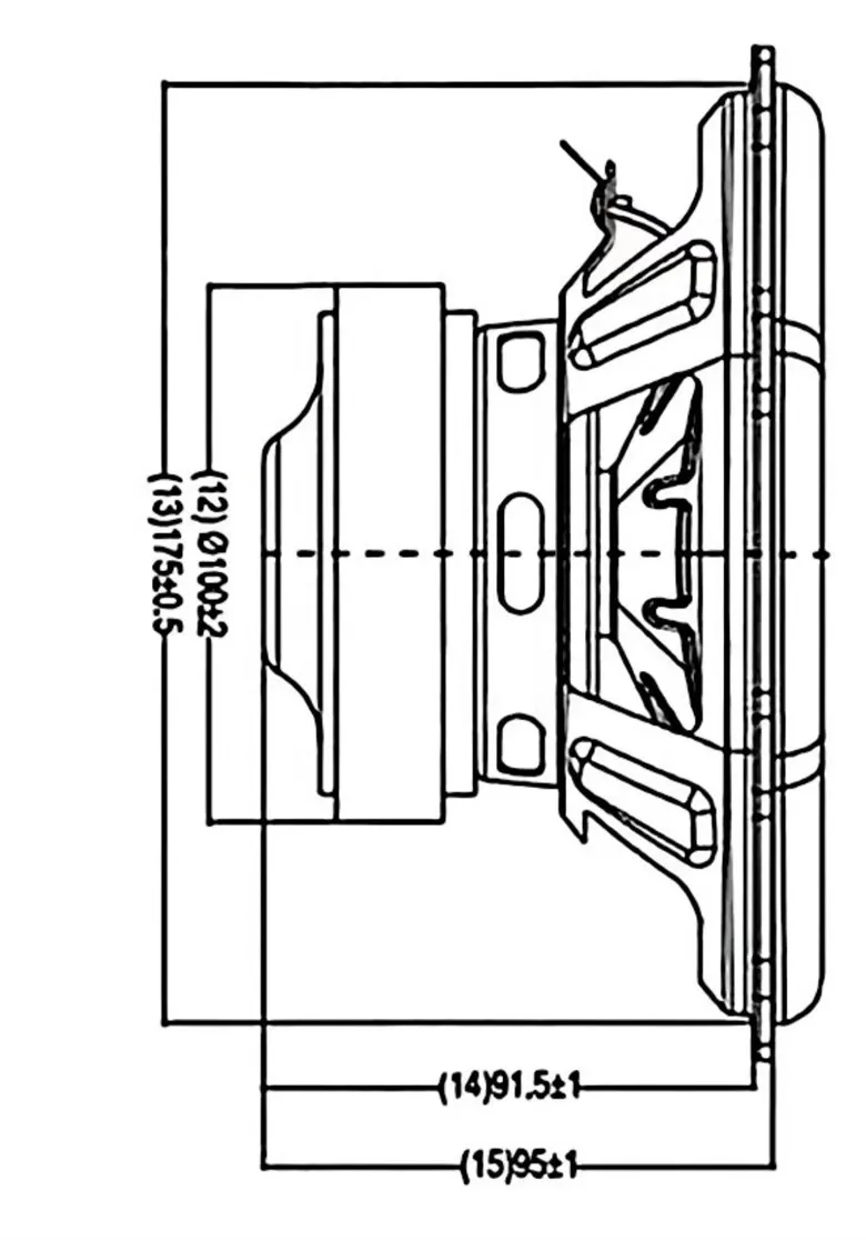 Original GHXAMP für JBL Boombox3 Oval Bass Lautsprecher Subwoofer Long Stroke 3 Ohm 80 W 1 STÜCK – Detail 2