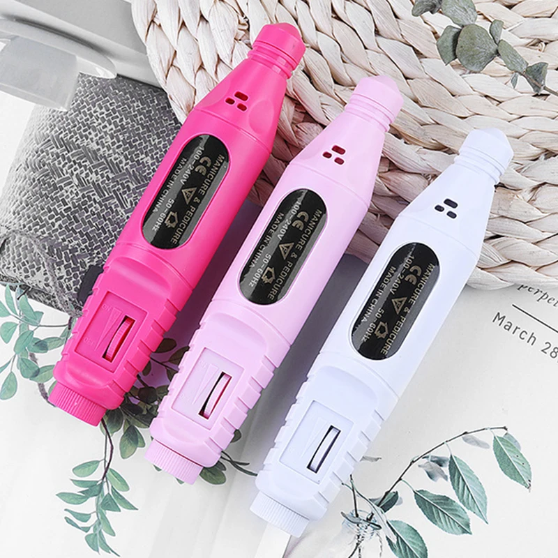 Professional Electric Nail Drill Machine Nail Files Pen Pedicure with Bits Milling Gel Polish Remover Nail Art Manicure