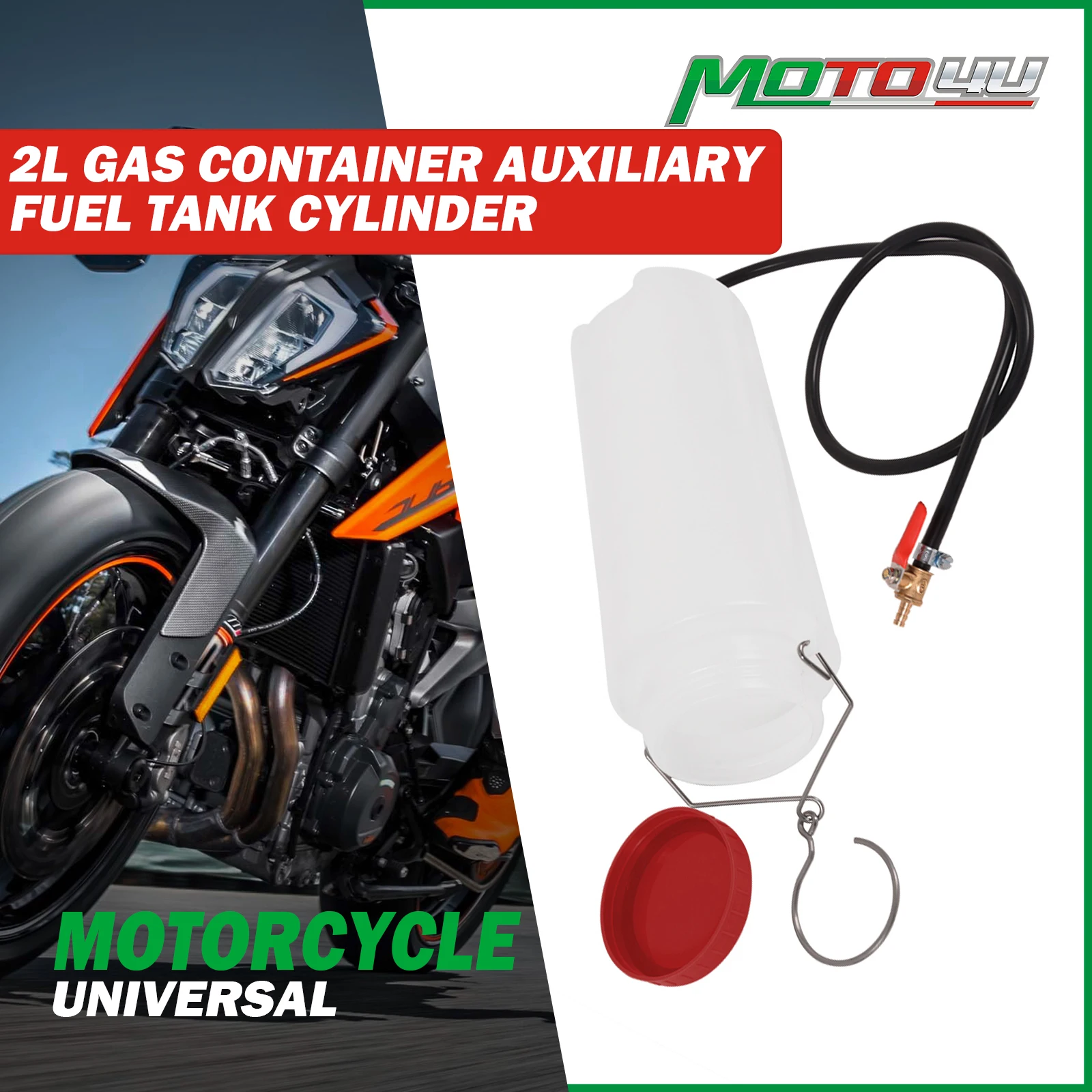 

Universal Motorcycle 2L Repair Tool Kit Gas Container Auxiliary Fuel Tank Container Tuning Bottle Tool For Honda CB350 For Suzuk