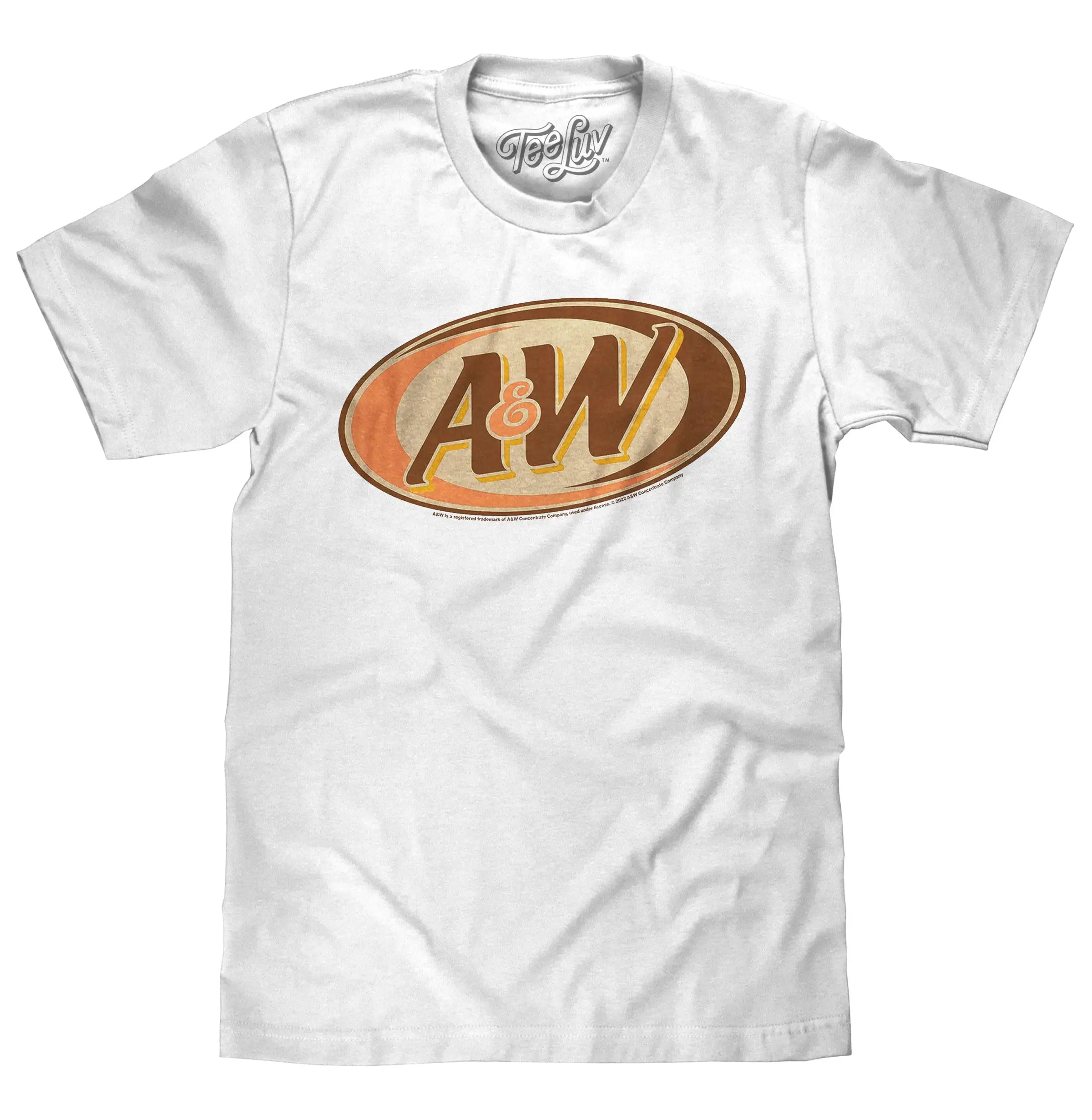 Tee Luv Men's Retro A&W Root Beer Shirt Graphic Y2K Summer oversizedAnime  T-shirts for Men Clothing Women Tees High Qual