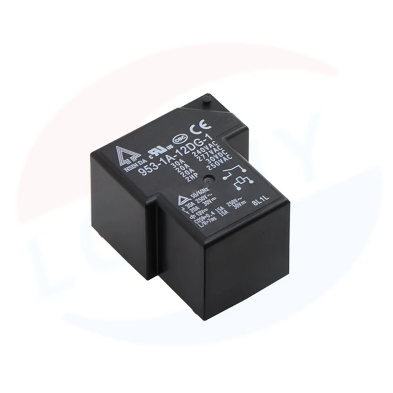 2Pcs New Original HSIN DA 953-1A-5DG-1 5VDC 953-1A-12DG-1 12VDC 953-1A-24DG-1 -2 24VDC 4PIN 5PIN 30A 5V 12V 24V Power Relay