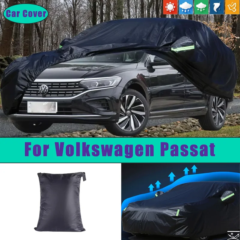 

Car Full Outer Covers Outdoor Waterproof Dustproof Sun Rain Snow Protection Exterior Car Accessories For Volkswagen Passat