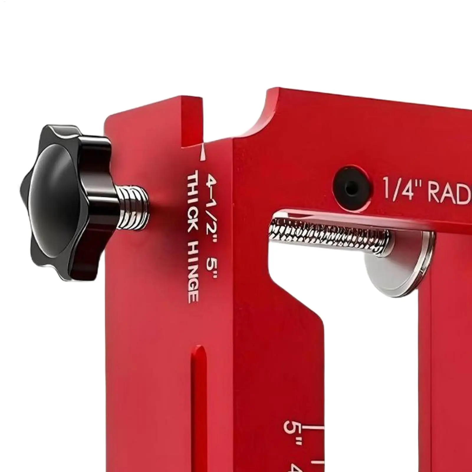 Door Hinge Jig Precise Aluminum Alloy Door Lock Installation Tool Door Latch Mortise Tool for Home Workshop Garage Apartment