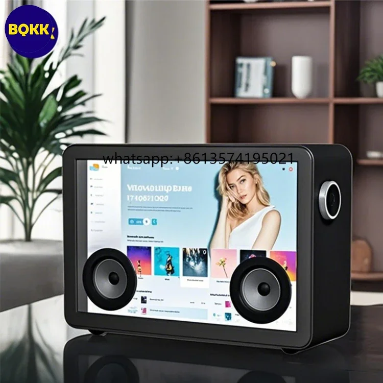 

TNewest Floating Lyrics Music Player 19.5 Inch Android Smart Display Remote Control Speaker For Home Theater System
