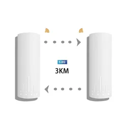 3km Long Range 300mbps 5.8ghz Network Wi-fi  Wireless Ap Cpe Access Point Outdoor Point To Point Wifi Wireless Bridges