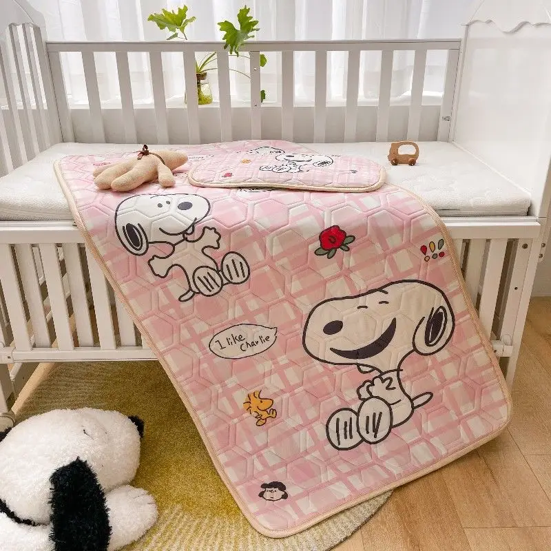 Natural Snoopy Latex Mat, Dobrável, Legal, Macio, Novo, Desenhos animados, Casa, Quarto, Primavera, Verão, Cesta