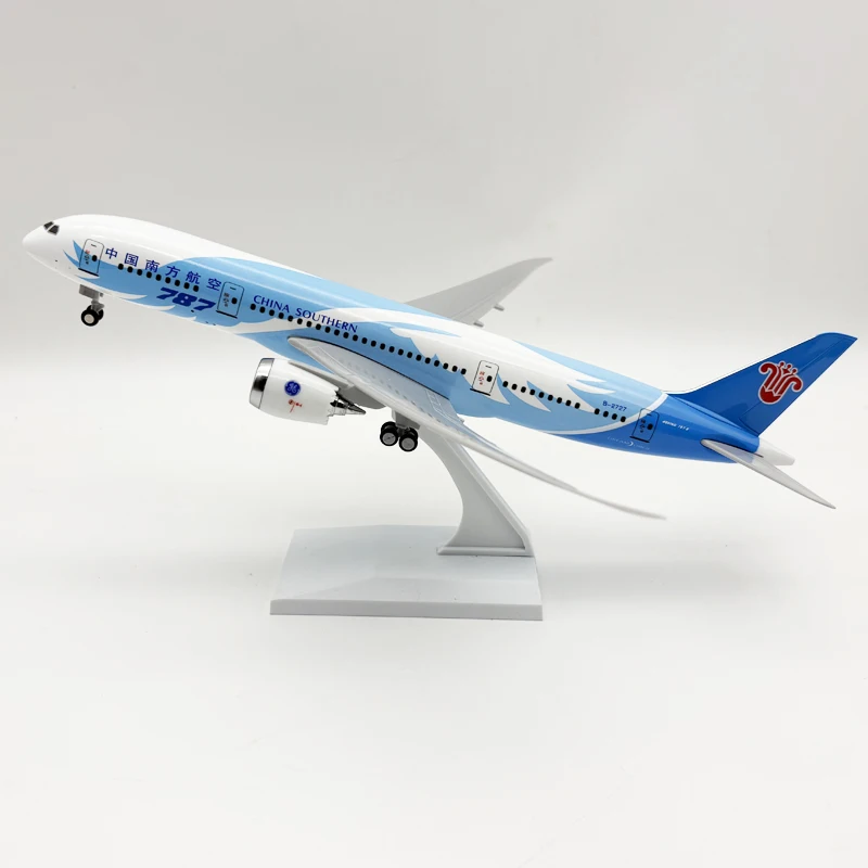 1/250 Scale Aircraft Models 30cm B787 China Southern Airways Resin Diecast Airplanes Adults Souvenir Desk Decoration With Stand