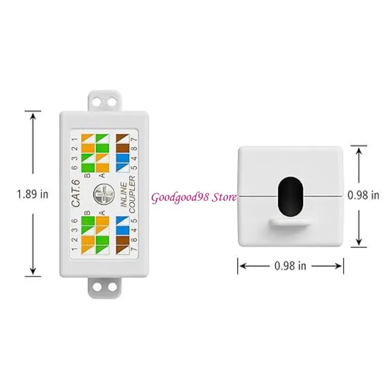 プロのRJ45ジャンクションボックスCAT6ネットワーキングコネクタデスクトップ拡張ケーブル