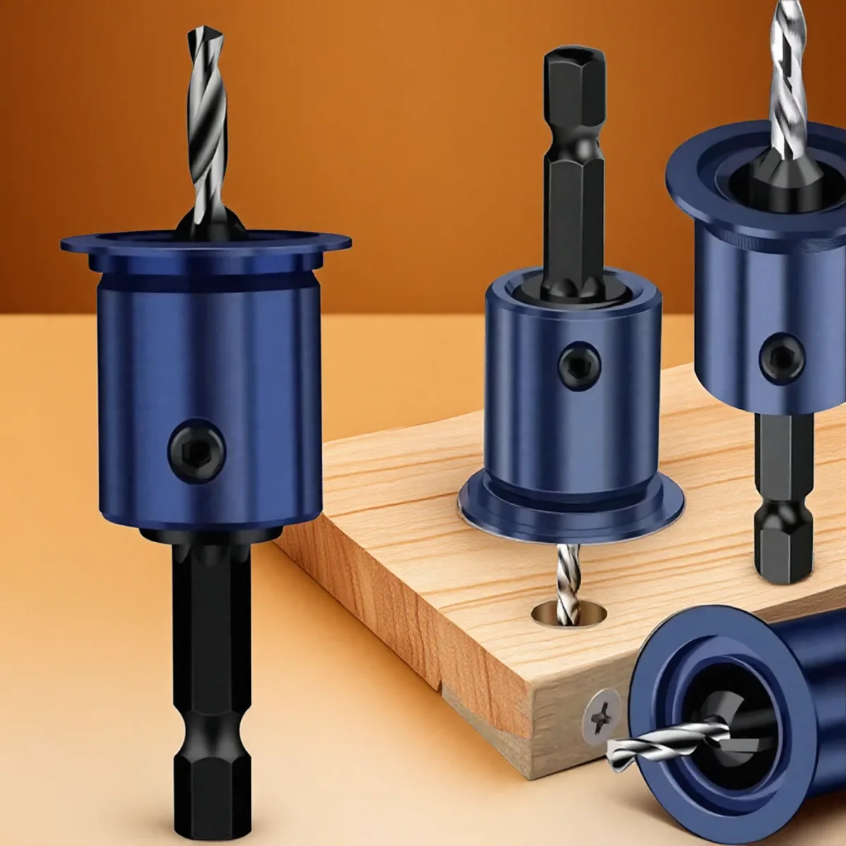 

Countersunk Drill Bit with Alloy Core Limiter for Woodworking Tool to Drill Pilot Holes in Wood
