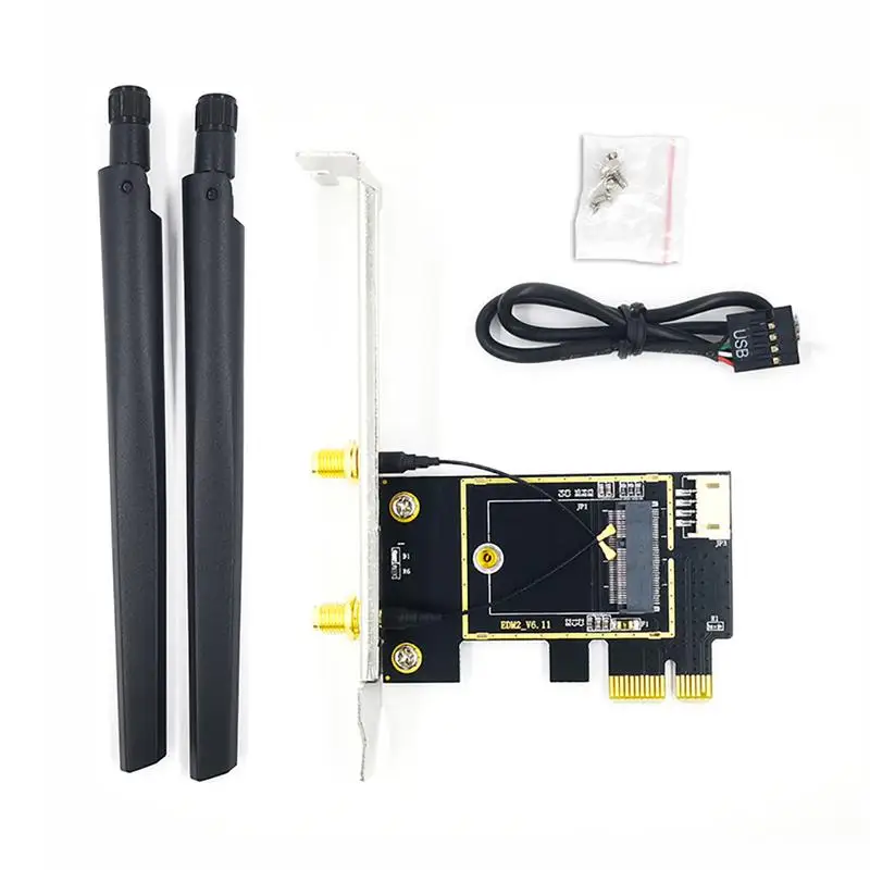

Двухдиапазонный 3000 Мбит/с Wi-Fi6 PCIe беспроводной Wi-Fi адаптер 2,4G/5Ghz 802.11ac/AX Blue-tooth AX210NGW 6G Wi-Fi 6E карта для ПК