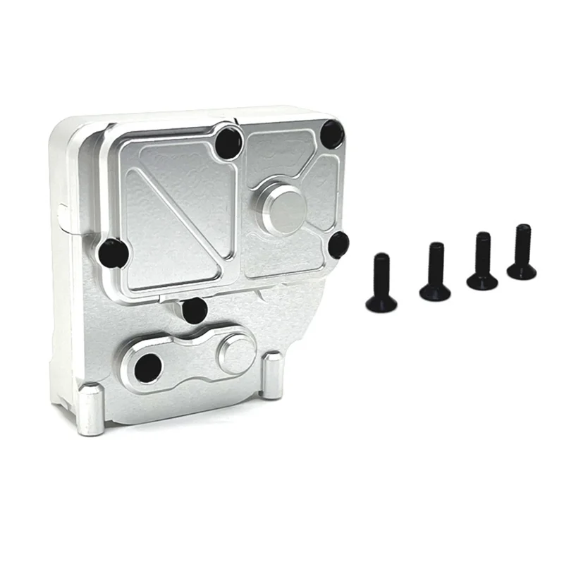 -MEOF RC سيارة ترقية متوسطة موجة صندوق الإسكان عدة ل MJX 1/12 H12Y H12Y + RC ترقية السيارات الملحقات الفضة