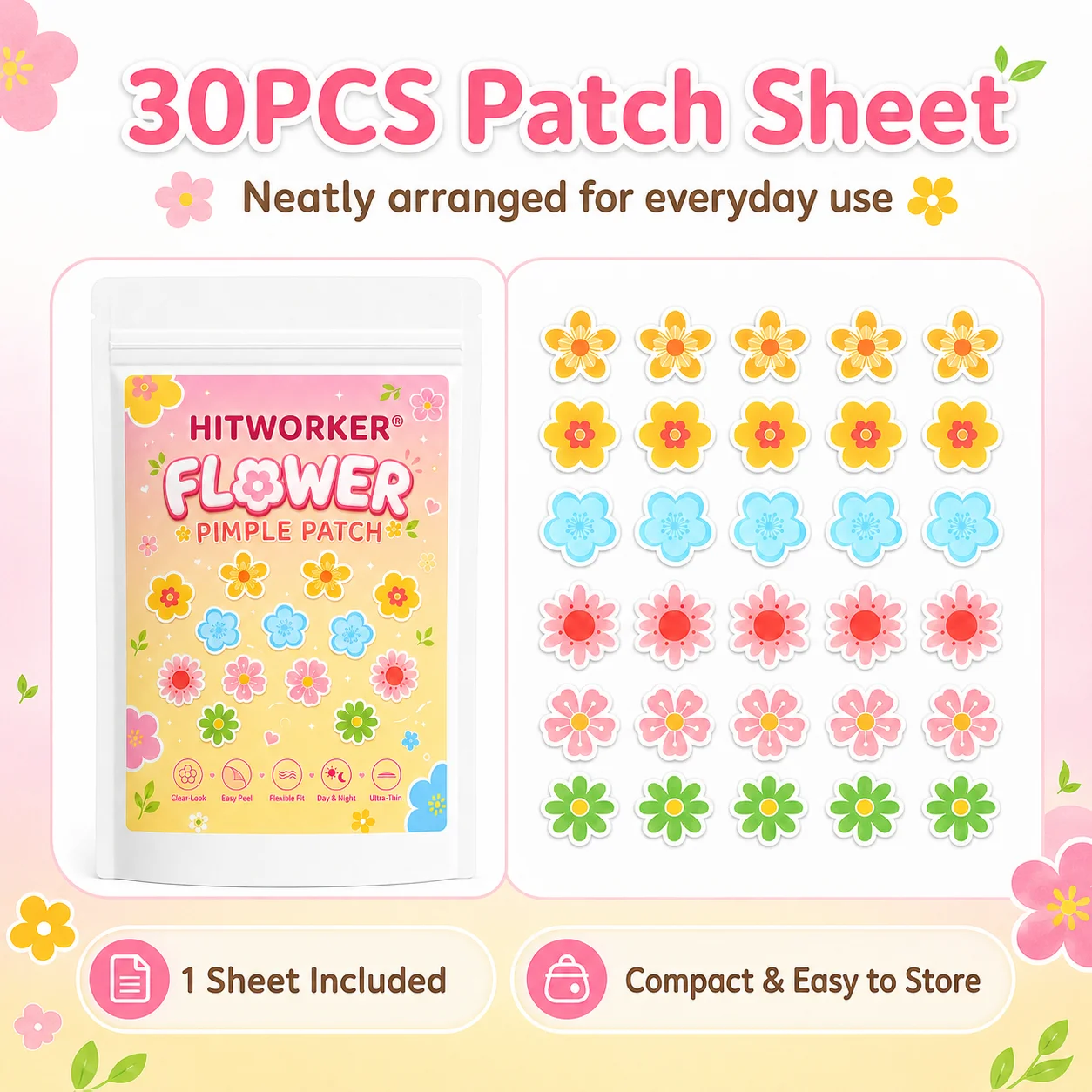 Parche para Acné HITWORKER 300 - Face Oil reseña y precio