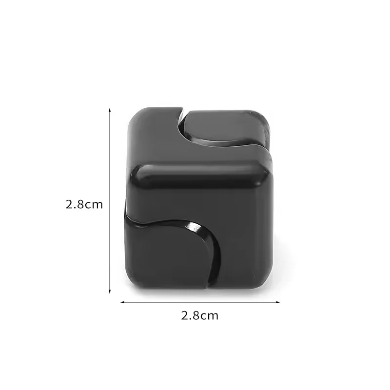 Metallwürfel Spinner Zappelspielzeug Fingerspitzen 3D Puzzle Gyro Gear Sensory Anti Stress Relief Lernspiele für Erwachsene