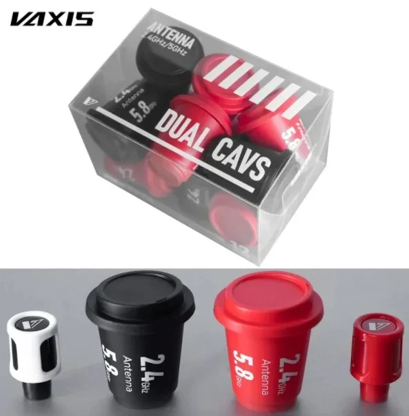 هوائي Vaxis Daul Cavs مستقطب عموديًا 5.8 جيجا هرتز وamp2.4 جيجا هرتز قناة Daul لـ Vaxis ATOM 500 A5 Accsoon CineView HE SE QUAD