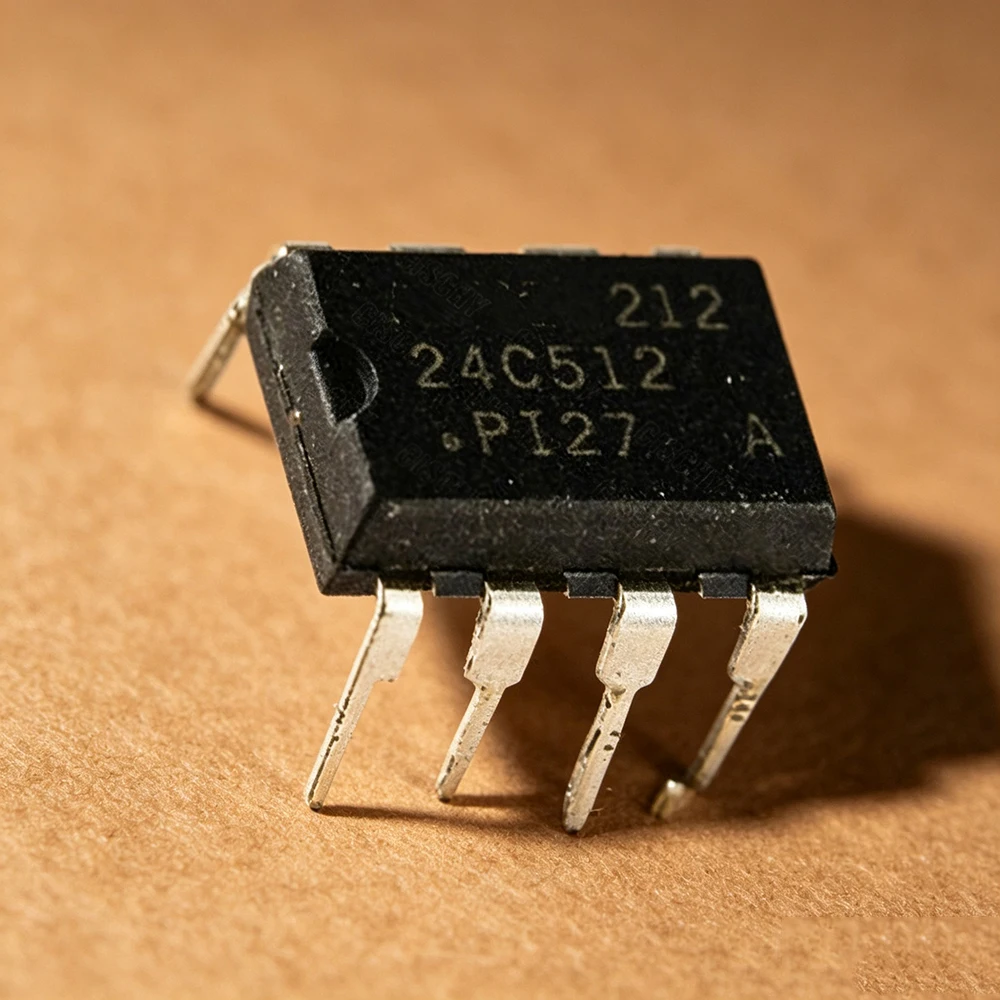 10pcs/lot AT24C512PI27 AT24C512 24C512 DIP-8 In Stock