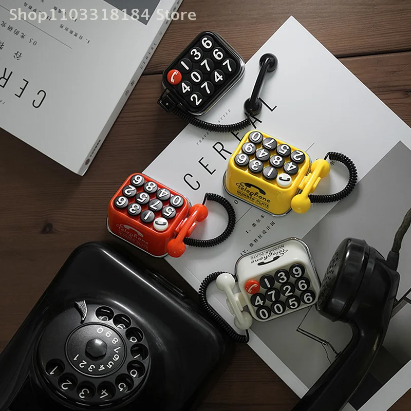 

New Simulation Nostalgia Keyboard Car Phone Number Temporary Parking Notice Keyboard Car License Plate Number