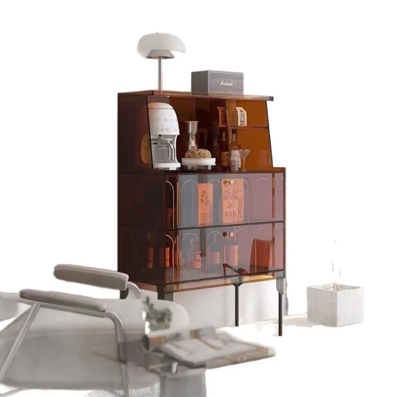 خزانة جانبية لتناول الطعام، خزانة شاي بسيطة وحديثة، أريكة غرفة المعيشة، خزانة مشروبات جانبية، خزانة شقة صغيرة #1